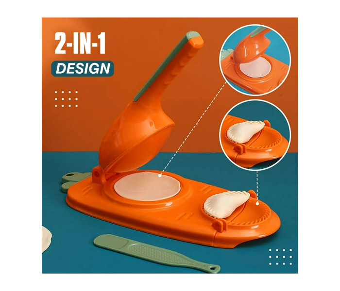 Easy 2 In 1 Dough Pressing Tool Set Kitchen Dumpling Maker Dumpling Mold DIY Dumpling Wrapper Makers Manual Press - Zoom Image 3