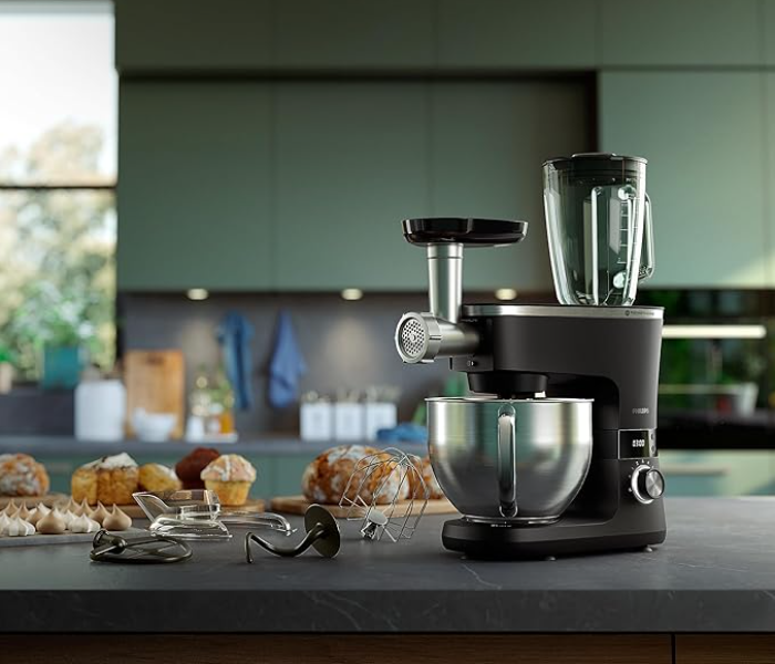 Philips HR7962/21 Series 7000 Kitchen Machine with Accessories - Black - Zoom Image 5