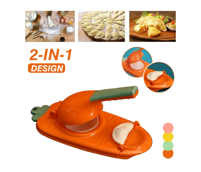 Easy 2 In 1 Dough Pressing Tool Set Kitchen Dumpling Maker Dumpling Mold DIY Dumpling Wrapper Makers Manual Press - Zoom Image 2