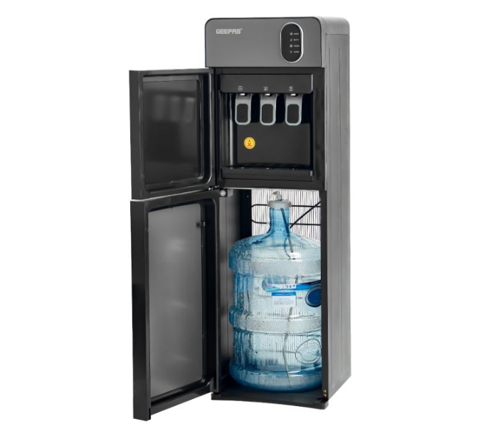 Geepas GWD17037 Bottom Loading Water Dispenser with 3 Taps -  Mettalic Grey - Zoom Image 3