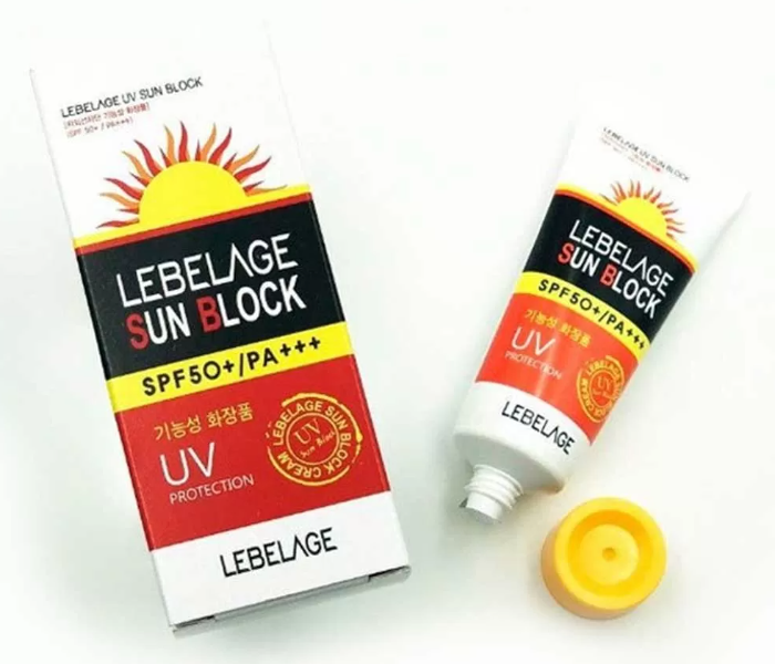 Lebelage Sun Block SPF 50+ PA+++ UV Protection And Whitening Face Cream - Zoom Image 3