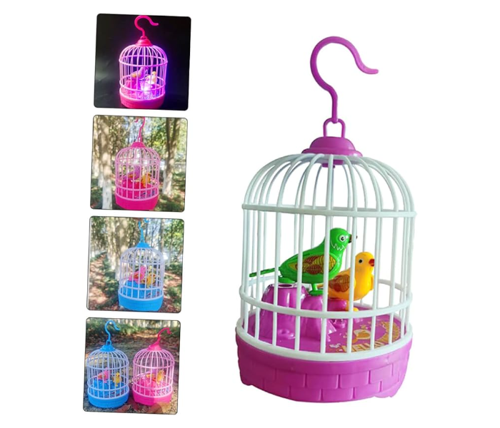 Generic Talking bird cage Singing Chirping Bird Toy - Zoom Image 2