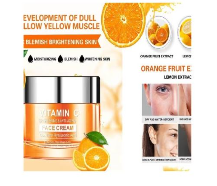 VItamin C Brightening & Anti-aging Face Cream 50g - Zoom Image 2