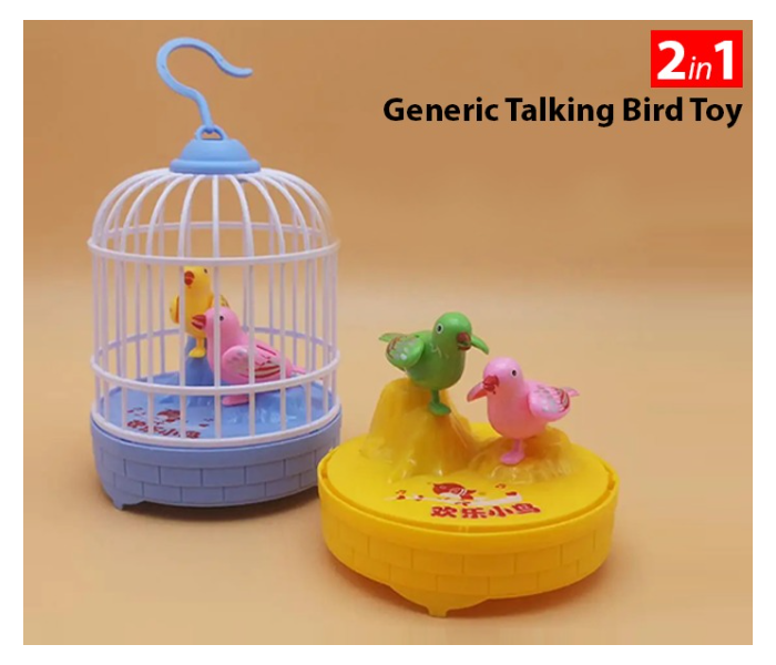 Bundle 2 PCs Set Generic Talking bird cage Image