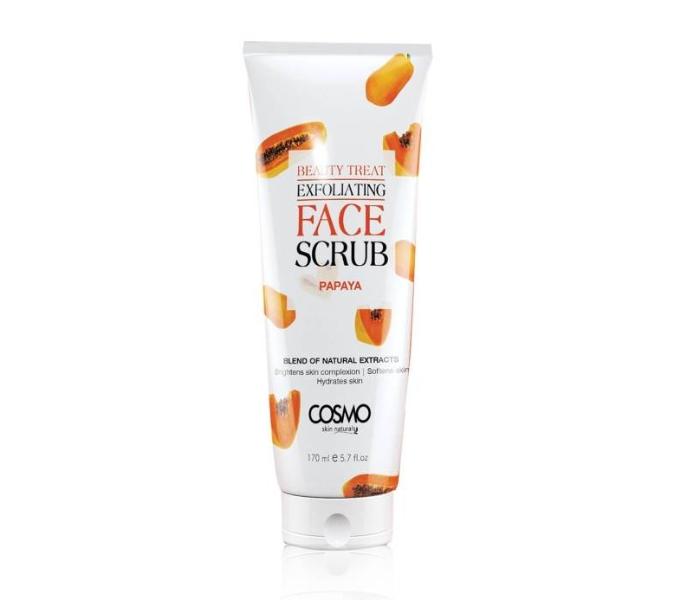 Cosmo Beauty Treat Exfoliating Skin Whitening Papaya Face Scrub 170ml - Zoom Image 3