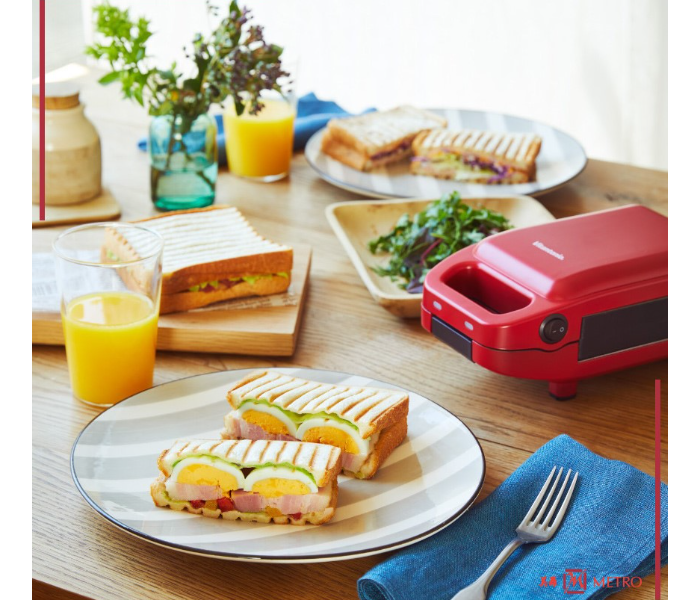 Multi Functional Portable Electric Breakfast Toast Panini Press Sandwich Maker - Assorted - Zoom Image 3