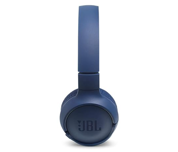 JBL Tune T500 Wireless On-Ear Headphones with Microphone - Blue - Zoom Image 4