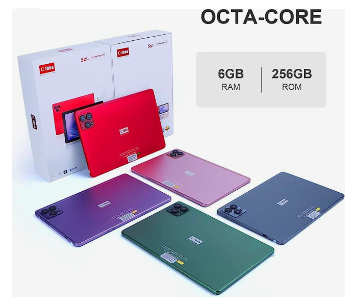 C Idea Tab CM8000 Plus 5G - 10 inch Android 6GB RAM and 256GB ROM - Assorted Colors  - Zoom Image 5