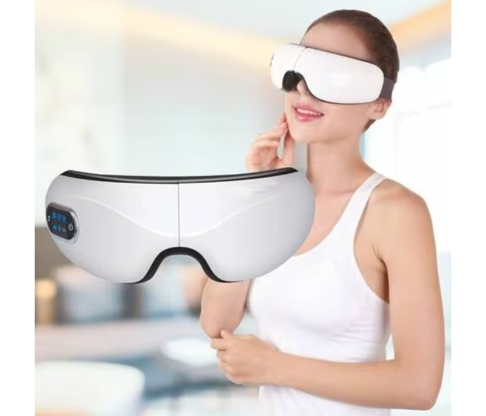 Eye Massager Heating Eyes Mask With Music Airbag Massage For Migraines, Dry Eye, Eye Strain, Dark Circles Relief Improve Sleep - Zoom Image 1