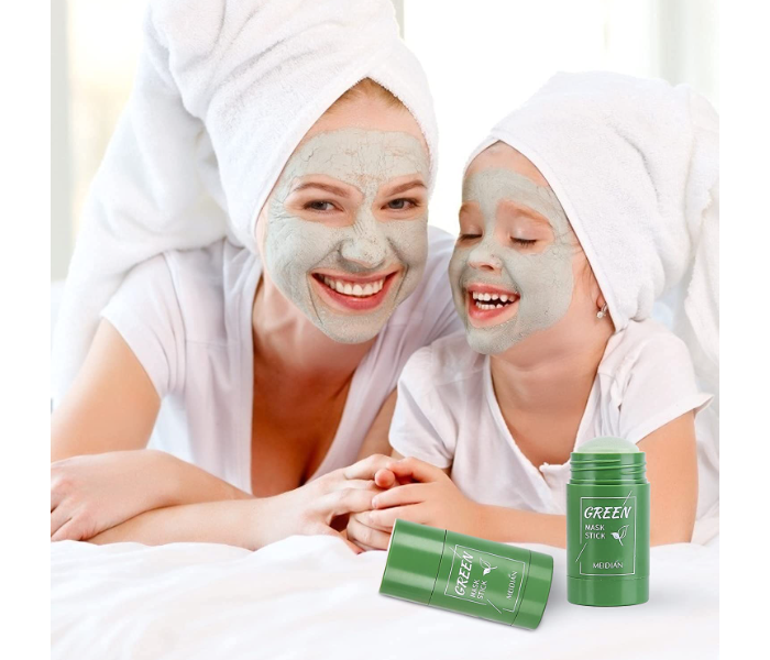 Green Tea Mask Stick, Green Mask Stick Blackhead Remover and Deep Cleansing Oil Control and Anti-Acne Solid and Fine, Suitable for All Skin Types - Zoom Image 7