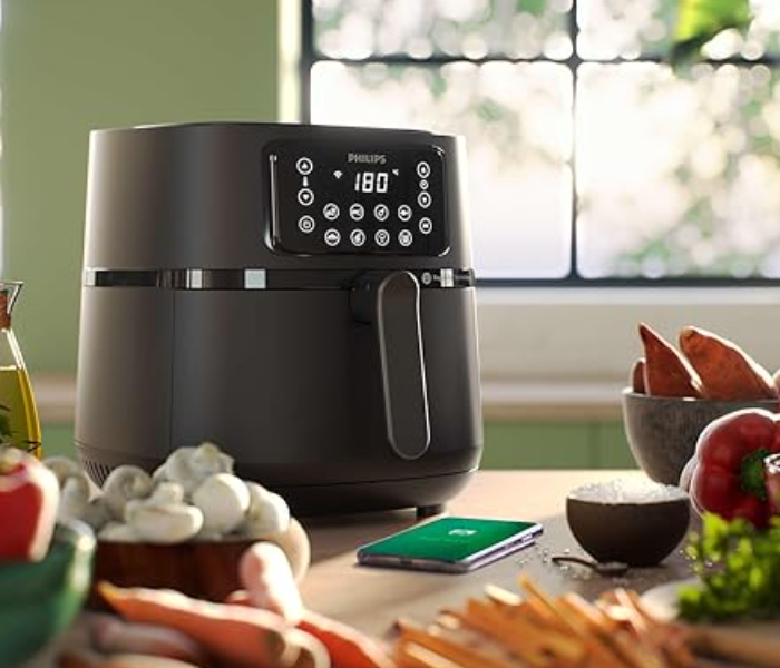 Philips HD9285/93 5000 Series Airfryer Cosmos XXL Connected - Black - Zoom Image 7