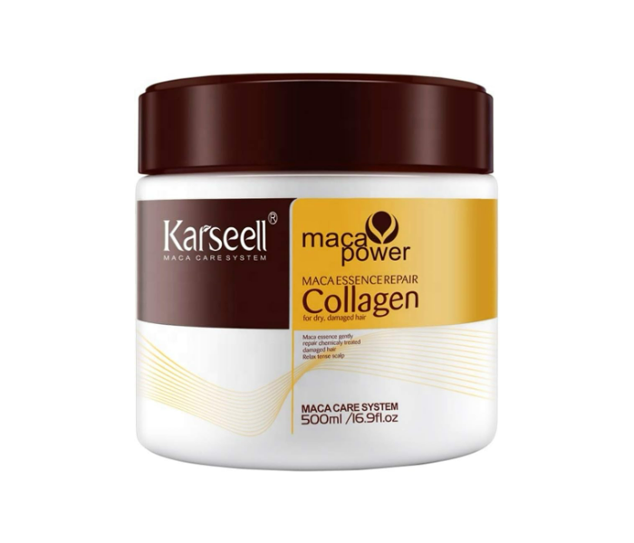 Karseell Collagen Hair Treatment Deep Repair Conditioning Argan Oil Collagen Hair Mask for Dry Damaged Hair All Hair 500ml - Zoom Image 5