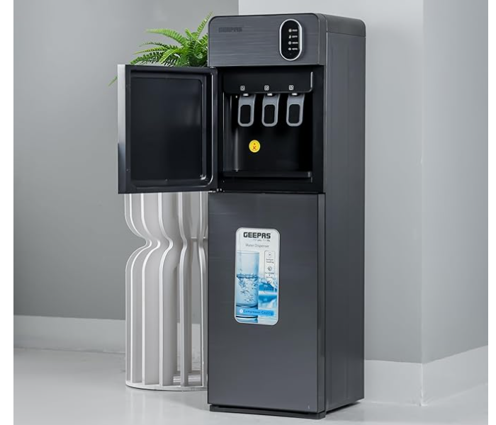 Geepas GWD17037 Bottom Loading Water Dispenser with 3 Taps -  Mettalic Grey - Zoom Image 6