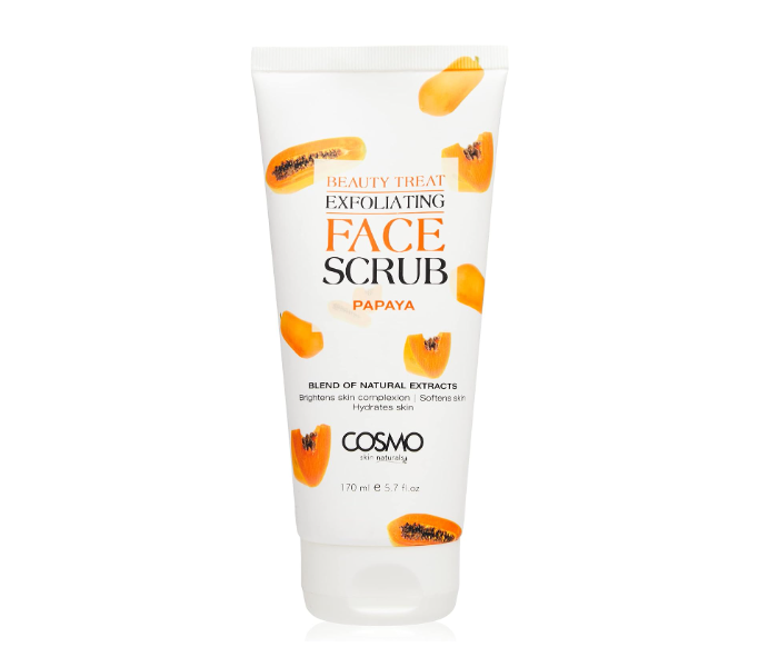 Cosmo Beauty Treat Exfoliating Skin Whitening Papaya Face Scrub 170ml - Zoom Image 1