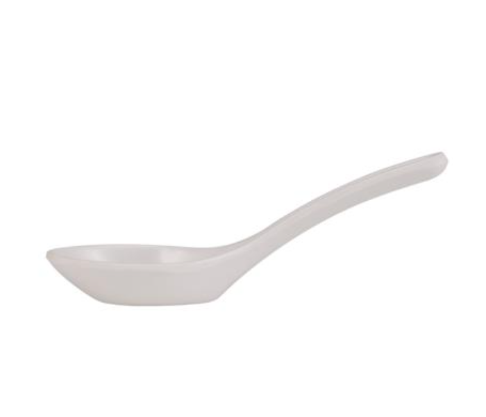 Royalford RF10616 5.25inch Melamine Ware Soup Spoon - White - Zoom Image 2