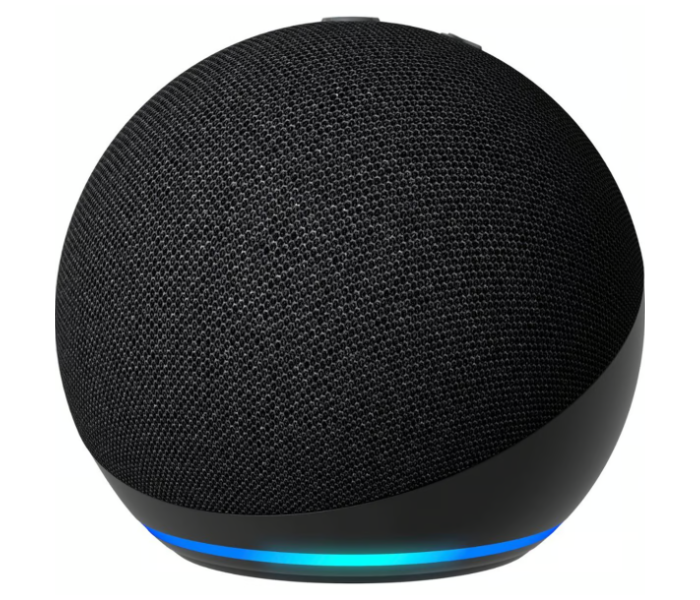 Amazon Echo Dot 5th Gen With Built-in Alexa Smart Speaker - Black  - Zoom Image 1