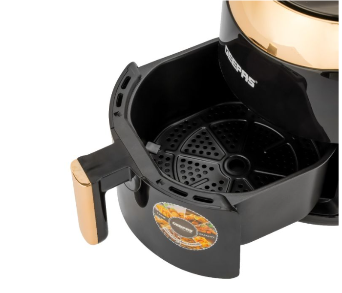 Geepas GAF37501 3.5Liter 1500W Digital Air Fryer - Black and Gold - Zoom Image 4