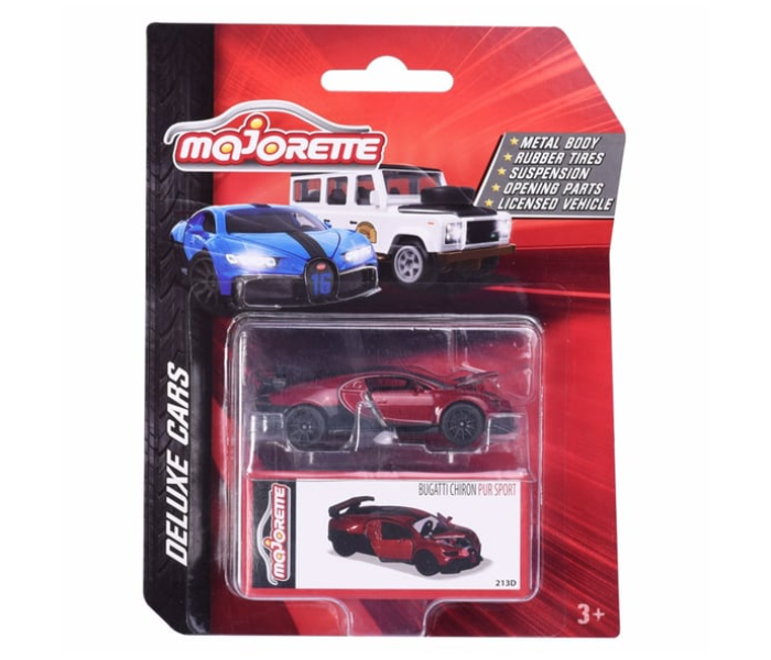 Majorette 212053152 Deluxe Assortment - Bugatti Chiron Pure Sport Red - Zoom Image 2