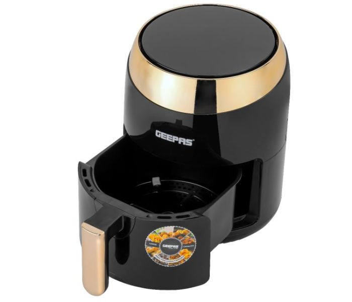 Geepas GAF37501 3.5Liter 1500W Digital Air Fryer - Black and Gold - Zoom Image 2