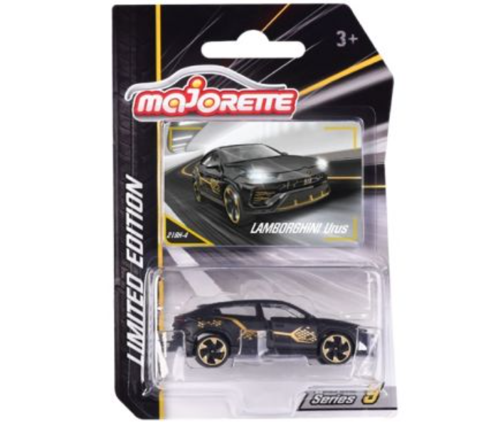 Majorette 212054030 Limited Edition  9,6 Assorted - Lamborghini Urus - Black and Gold  - Zoom Image 2