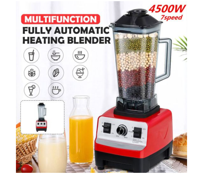 Silver Crest 4500W Heavy Duty Professional Multi Blender Mixer Juicer With 2 Jars - Zoom Image 2