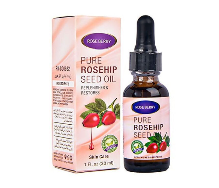 Roseberry Pure Rosehip Seed Oil Replenishes And Restores Skin Softening Skin Care Oil - Zoom Image 3