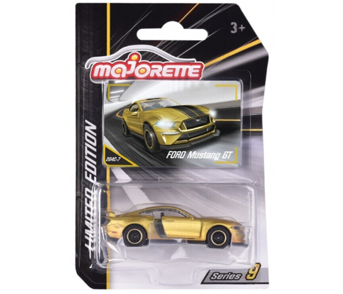 Majorette 212054030 Limited Edition  9,6 Assorted - Ford Mustang GT - Black and Gold - Zoom Image 2