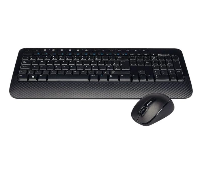 Microsoft M7J-00028 Wireless Keyboard and Mouse - Black - Zoom Image 1