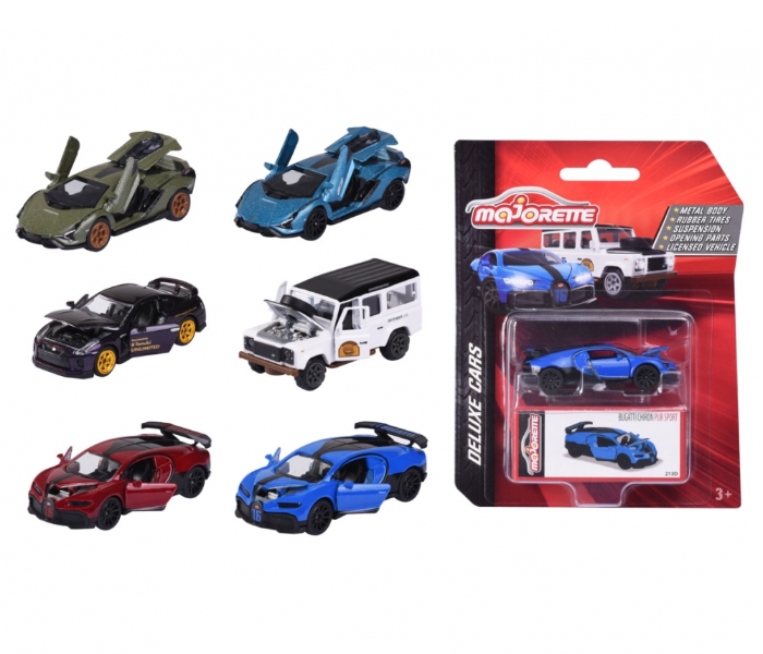 Majorette 212053152 Deluxe Assortment - Bugatti Chiron Pure Sport Blue - Zoom Image 3