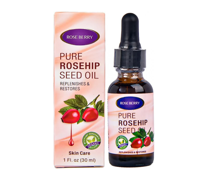 Roseberry Pure Rosehip Seed Oil Replenishes And Restores Skin Softening Skin Care Oil - Zoom Image 1