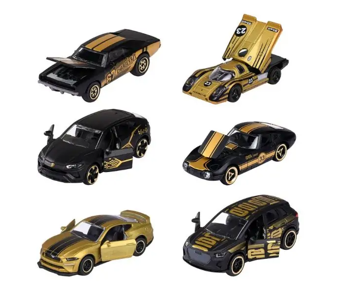 Majorette 212054030 Limited Edition  9,6 Assorted - Ford Mustang GT - Black and Gold - Zoom Image 3