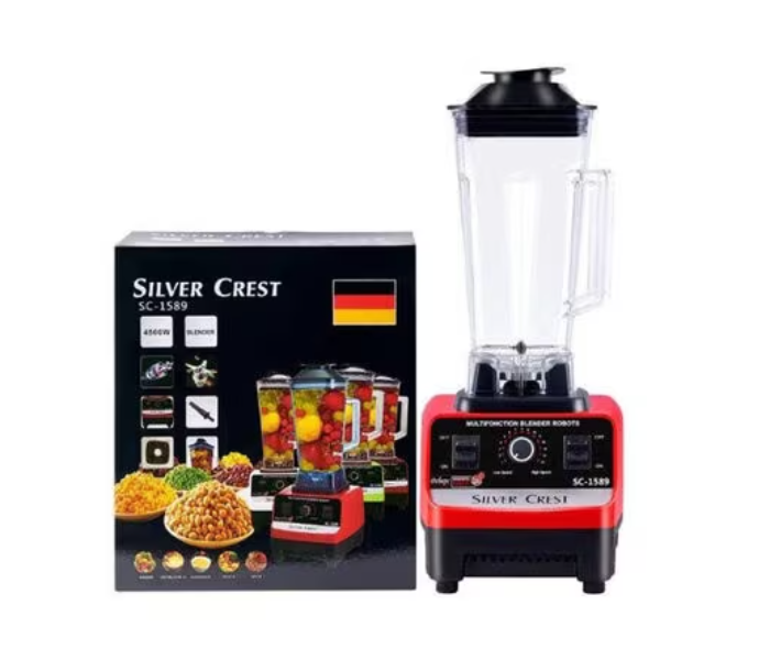 Silver Crest 4500W Heavy Duty Professional Multi Blender Mixer Juicer With 2 Jars - Zoom Image 6