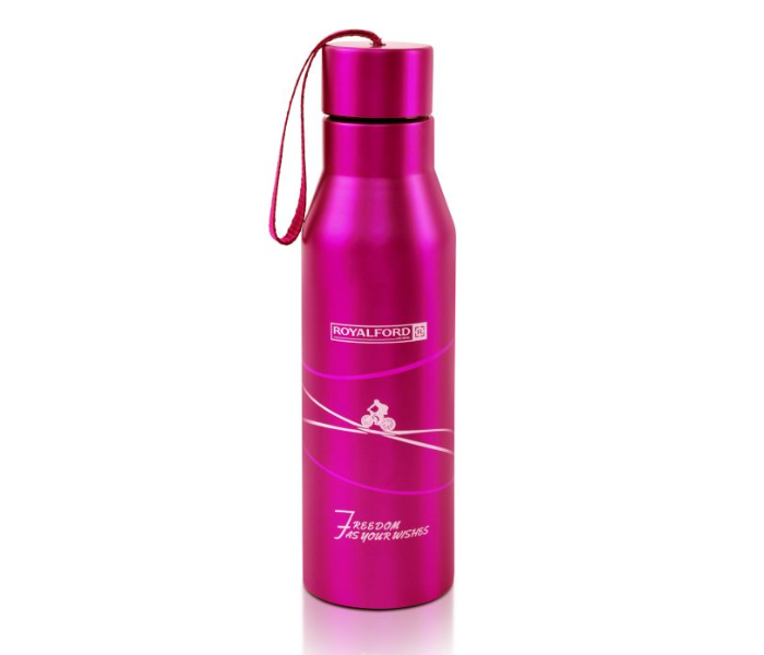 Royalford RF9867 950ml Double Wall Stainless Steel Vacuum Bottle - Pink - Zoom Image 1