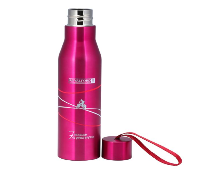 Royalford RF9867 950ml Double Wall Stainless Steel Vacuum Bottle - Pink - Zoom Image 2