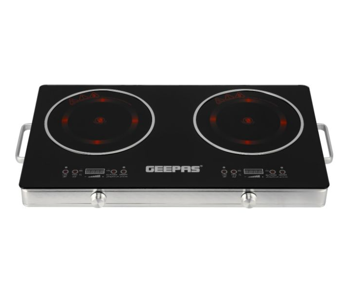 Geepas GIC6131 Double Infrared Cooker Ceramic Heating - Black - Zoom Image 3