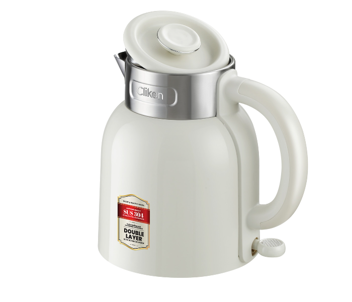 Clikon CK5149 1.5Liter Double Wall Electric Kettle - White - Zoom Image 4