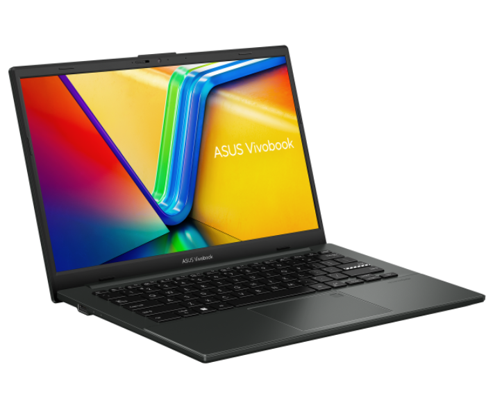 Asus E1404FA-NK185W Vivobook Go 14 14-inch FHD Display  AMD Ryzen 5-7520U Shared AMD Radeon Graphics 8GB 512GB SSD English-Arabic Keyboard Windows 11 Home - Black - Zoom Image 2