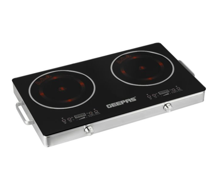 Geepas GIC6131 Double Infrared Cooker Ceramic Heating - Black - Zoom Image 2