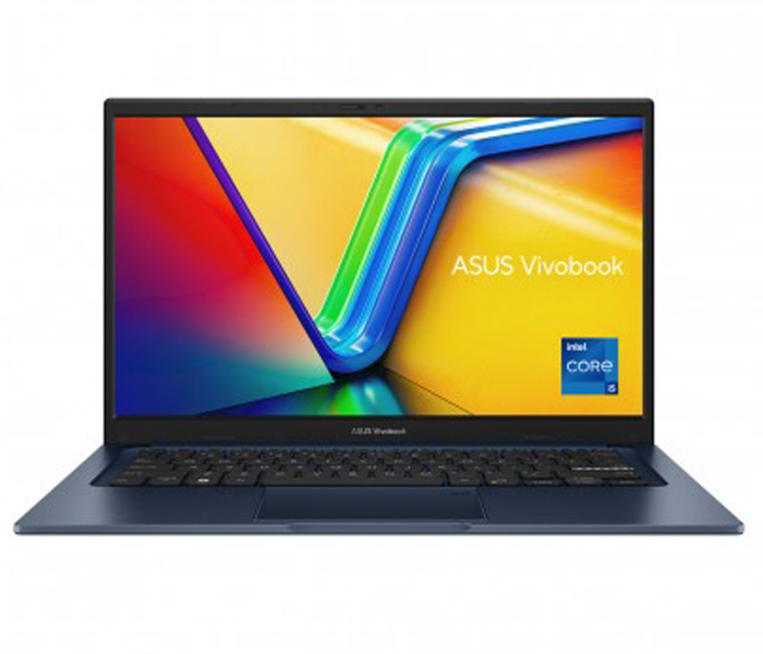 Asus X1404ZA-NK271W Vivobook 14-inch Nanoedge Display Intel Core i5-1235U 8GB 512GB SSD English-Arabic Keyboard Windows 11 Home - Quiet Blue - Zoom Image 1