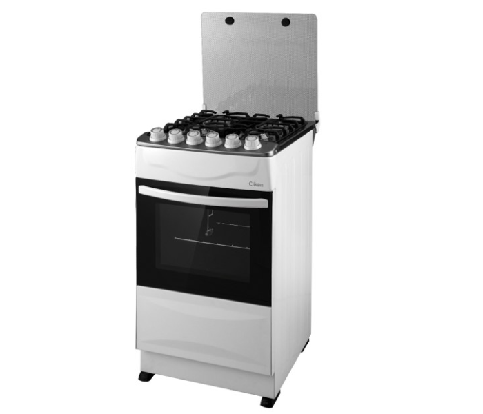 Clikon CK305 50X50 4 Burner Gas Stove Cooking Range - Silver - Zoom Image