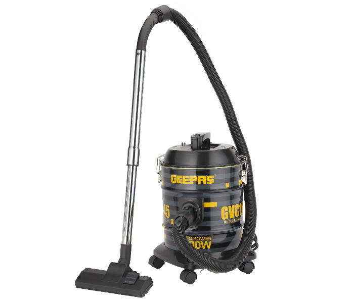 Geepas GVC19045 18Liter Drum Vacuum Cleaner - Black - Zoom Image 1