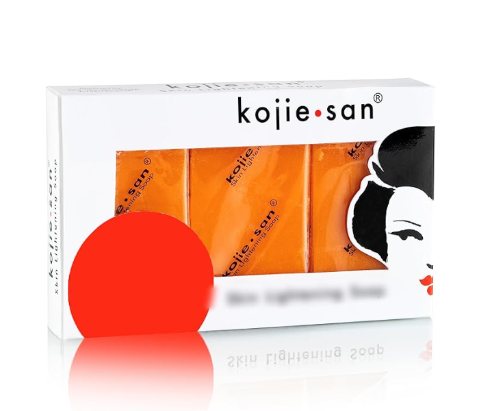 Kojie San 3 in 1 Skin Lightening Kojic Acid Soap Natural Soap for Men and Women for Glowing, Hydrated, and Beautifully Fresh Skin (3 X 65g Bars) - Zoom Image 1