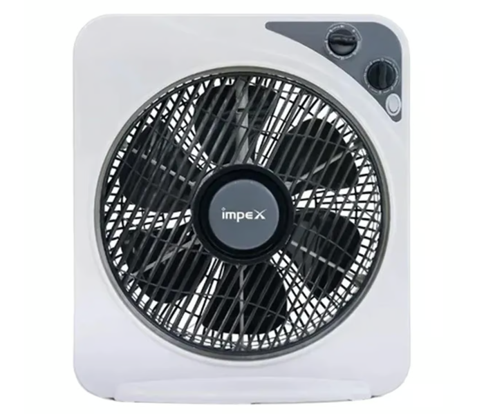 Impex BF 7512 12inch Electronic box fan - White and Black - Zoom Image