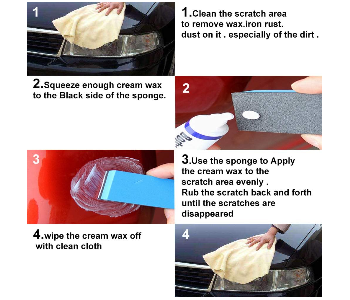 Professional Car Body Compound Car Scratch Remover Trace Polishing Agent Wax Remove Stains Car Paint Scratch Repair - Zoom Image 2