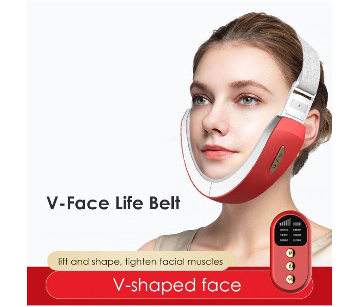 Electric Face Slimming Massager Wireless V Line Face Massage Belt Facial Lifting Machine For V shaped jawline - Zoom Image 1