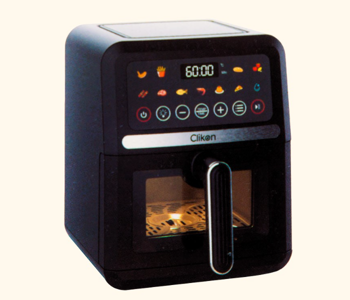 Clikon CK367 5Liter Digital Airchef 1500W Airfryer with Window - Black - Zoom Image