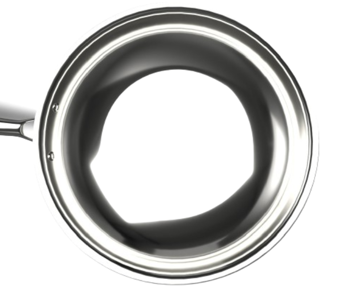 Delici DTFP26 26cm Tri-Ply Stainless Steel Frypan - Zoom Image 3