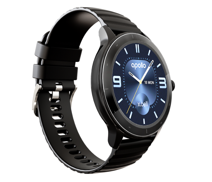 Xcell Apollo W2 Smartwatch Combo of Black and White - Zoom Image 2