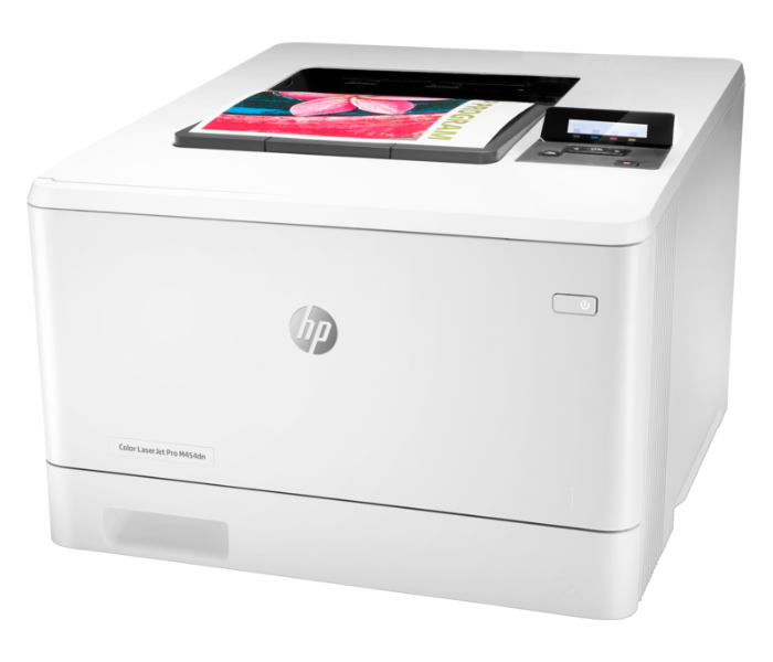 HP M454DN LaserJet Pro Color Printer - White  - Zoom Image 3