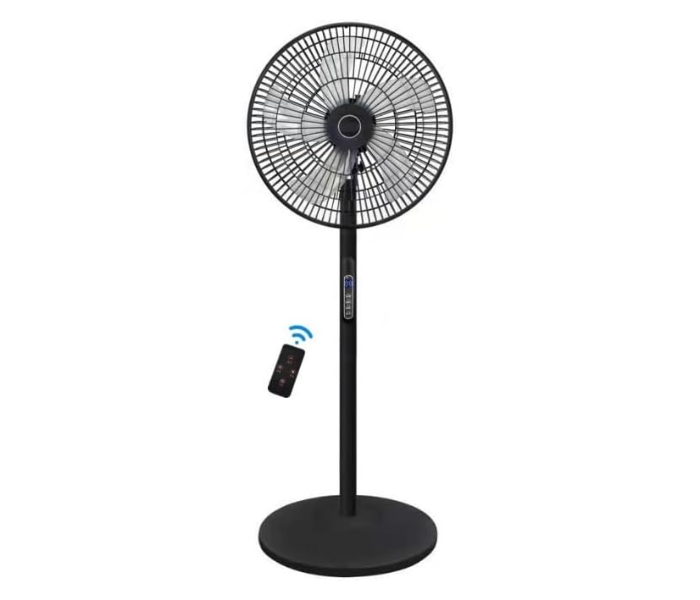 Oscillating Standing Fan with Remote Control Timer 8 Speeds Adjustable Pedestal Fans 16 Inch Quiet Portable Floor Fan for Bedroom Living Room Home and Office - Zoom Image 2